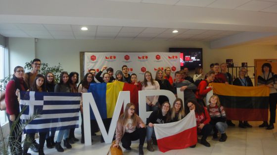Zdjęcie grupowe uczestników Erasmus +
