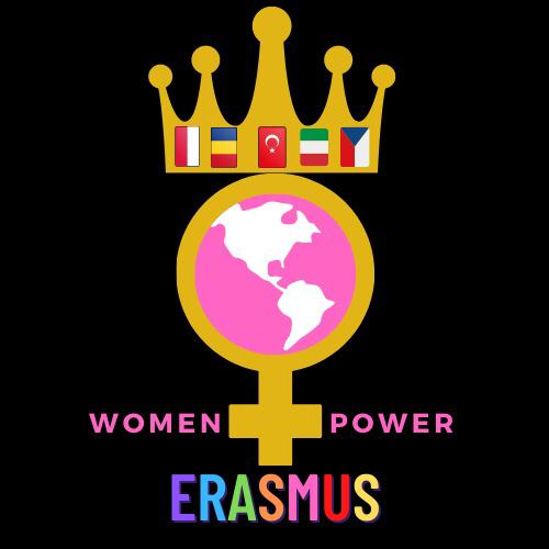 Na zdjęciu logo Women POwer Erasmus+
